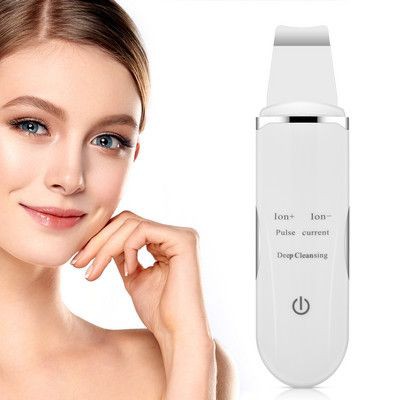 Spatule ultrasonique visage 6-en-1 : nettoyage profond, points noirs