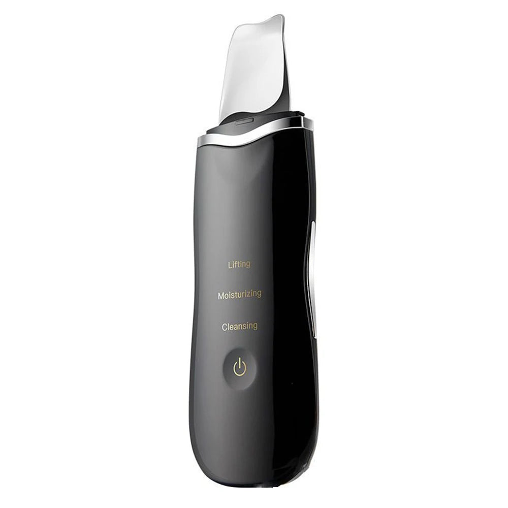 Spatule ultrasonique visage 6-en-1 : nettoyage profond, points noirs
